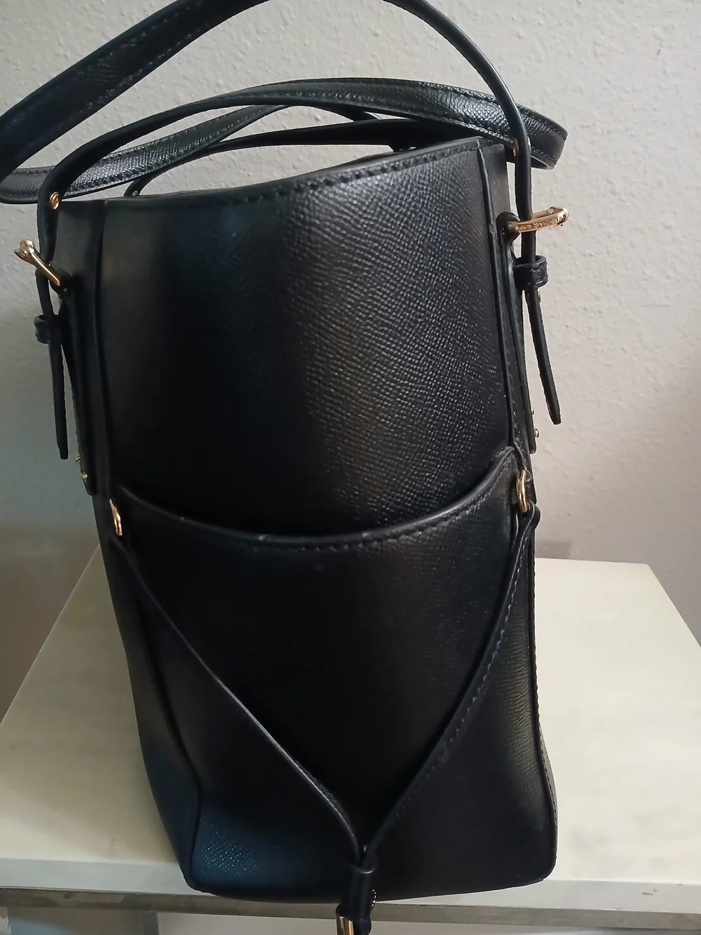 Michael Kors Black Saffiano Leather Tote
